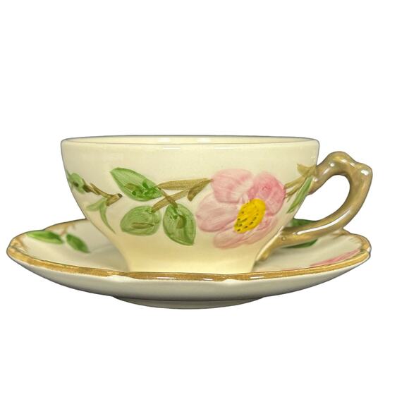 Franciscan Desert Rose Vintage Cup and Saucer Set - Picture 2 of 7